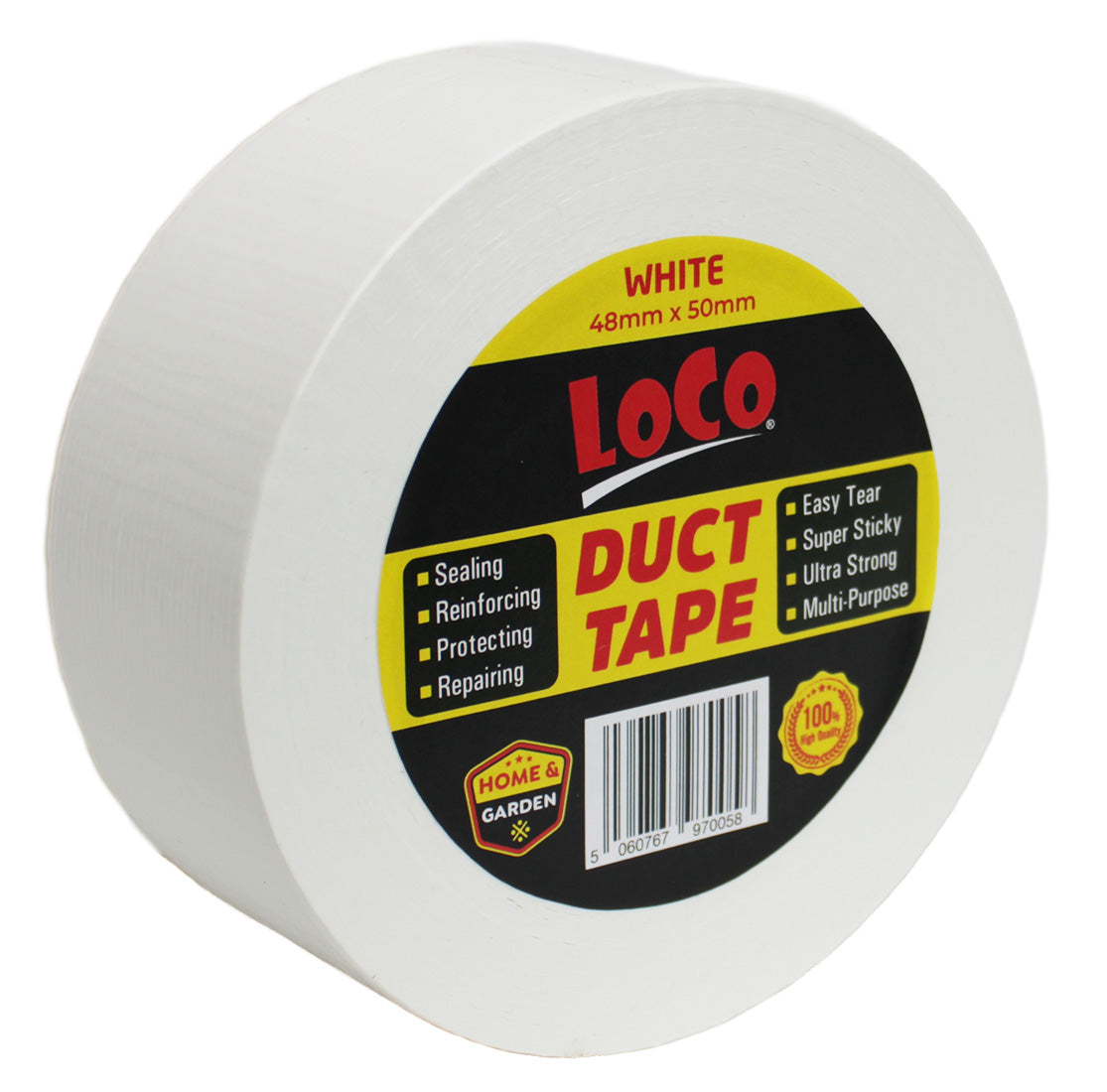 DUCT TAPE WHITE 48mm x 50m